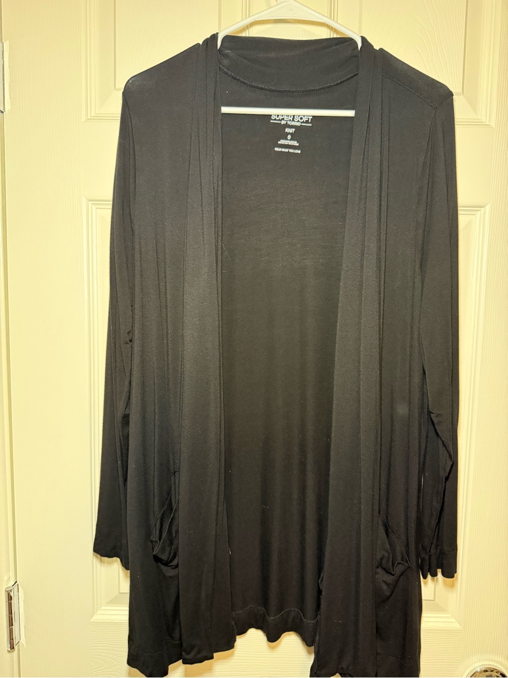 Torrid Black Open-Front Women's Cardigan